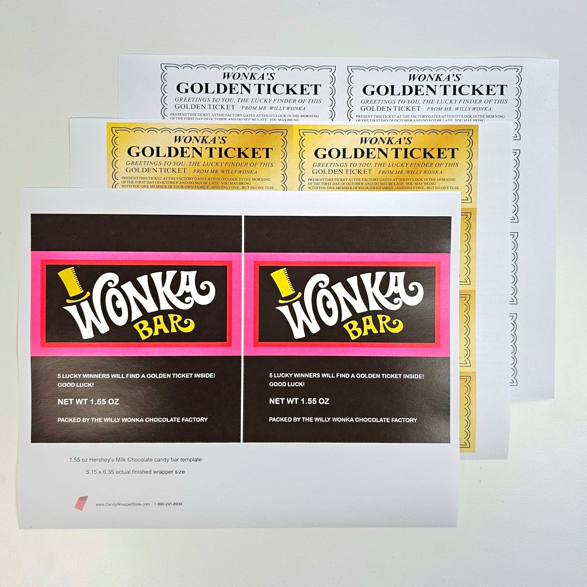 Printable Wonka Bar Wrapper and Golden Ticket – Candy Wrapper Store printable-wonka-bar-wrapper-and-golden-ticket-candy-wrapper-store