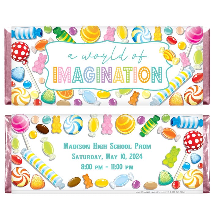 PromCandy - Candy Theme Pure Imagination Prom Wrapper Candy Theme Prom Wrapper Prom