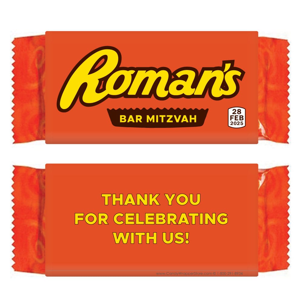 Custom Reese's 2 Peanut Butter Cups Wrappers – Candy Wrapper Store