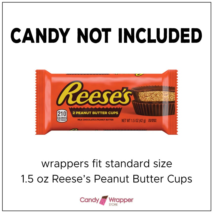 Reeses Peanut Butter Cups Custom Wrapper Custom Reese's 2 Peanut Butter Cups Wrappers customwrapper