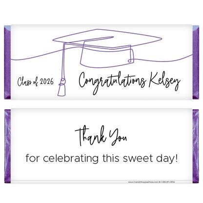 Scribble Graduation Hat Candy Bar Wrappers Scribble Graduation Hat Candy Bar Wrappers Candy Wrappers GRAD262