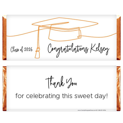 Scribble Graduation Hat Candy Bar Wrappers Scribble Graduation Hat Candy Bar Wrappers Candy Wrappers GRAD262