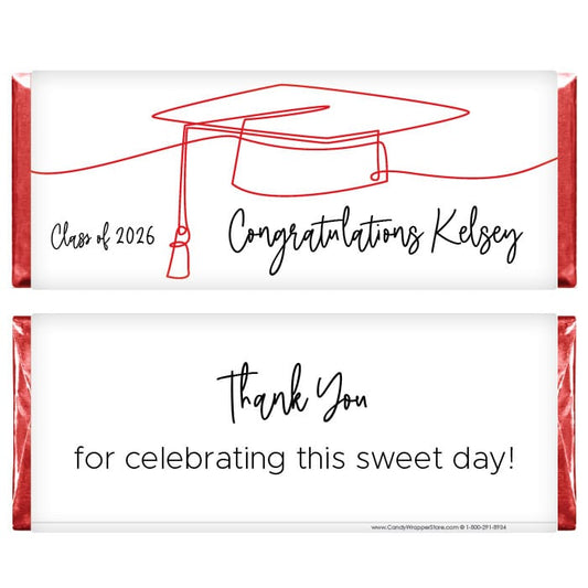 Scribble Graduation Hat Candy Bar Wrappers Scribble Graduation Hat Candy Bar Wrappers Candy Wrappers GRAD262