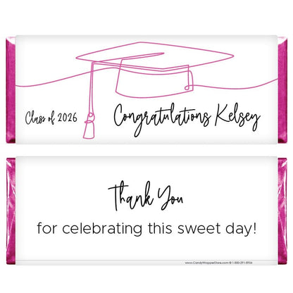 Scribble Graduation Hat Candy Bar Wrappers Scribble Graduation Hat Candy Bar Wrappers Candy Wrappers GRAD262
