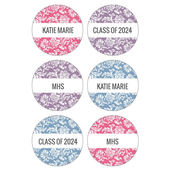 SGRAD1kiss - Graduation Class of 2024 Floral Background Hershey's Kisses Set of 6 designs Graduation Floral Background Hershey's Kisses Set of 6 designs Party Favors Candy Wrapper Store