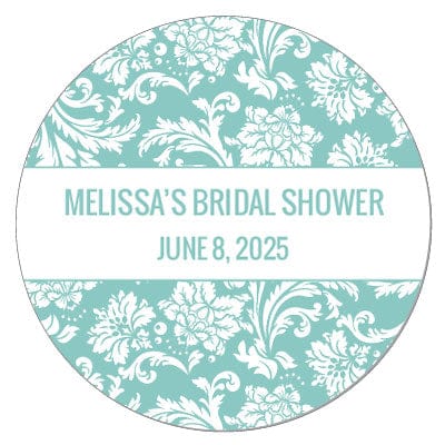 SWS1 - Romantic Floral Bridal Shower Stickers Romantic Floral Bridal Shower Stickers Candy Wrapper Store