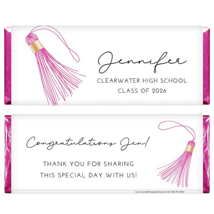 Trendy Tassel 2026 Graduation Candy Bar Wrappers Trendy Tassel 2025 Graduation Candy Bar Wrappers Candy Wrappers Grad439