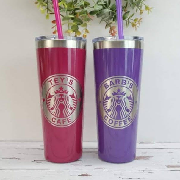 Hot Tumbler Personalized Starbucks Logo Engraved Tumbler