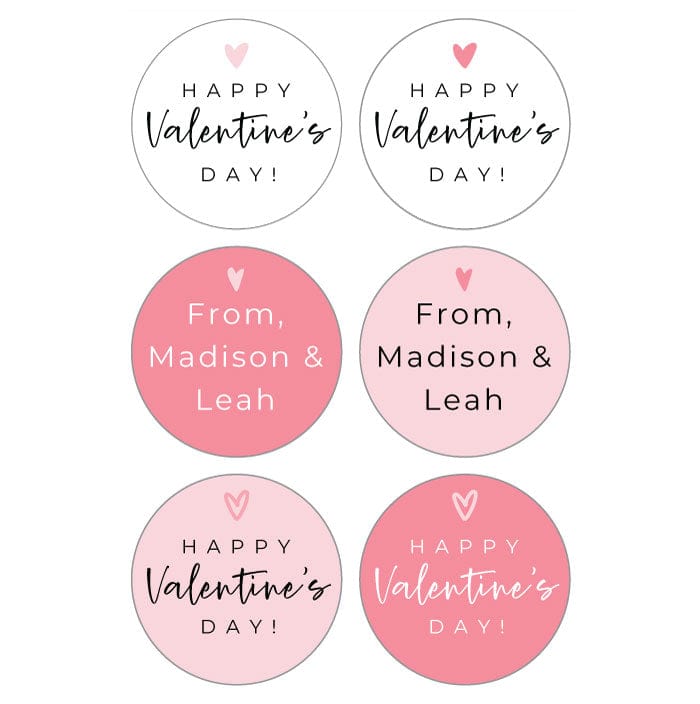 Valentine's Day Hershey's Kisses - Set of 6 designs val251