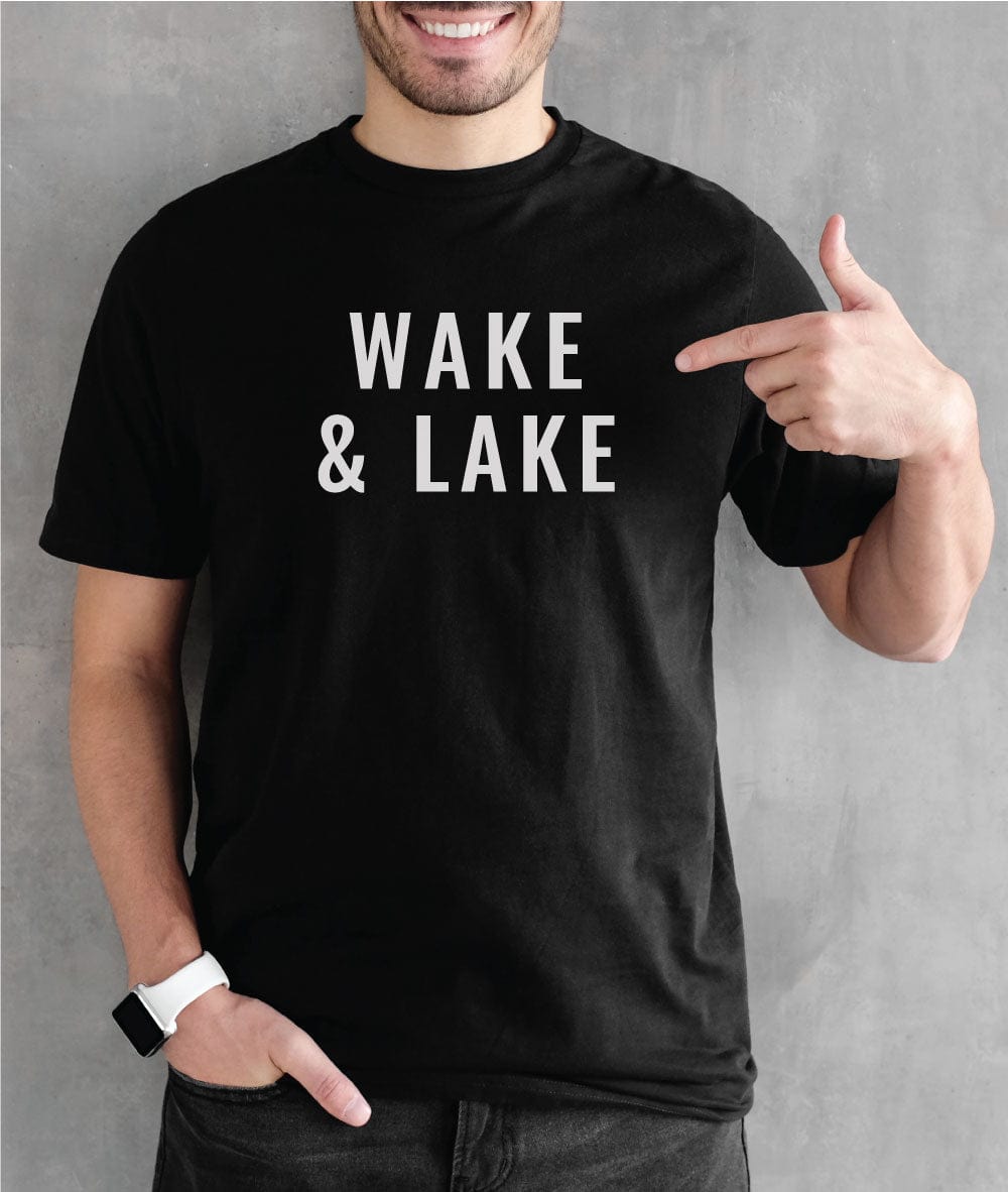 Wake & Lake T-Shirt Shelton Shirts