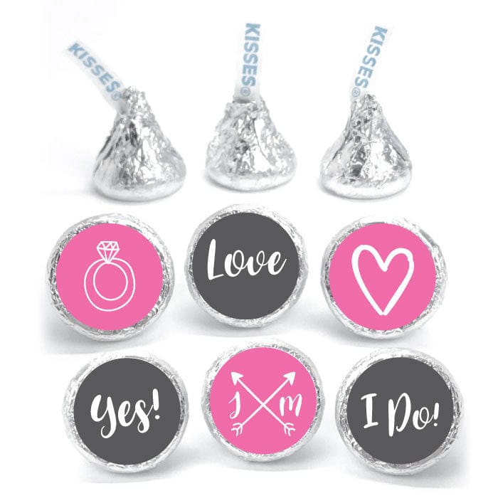 WAkiss5 - Wedding Hershey's Kisses Sweet Words Set of 6 designs Wedding Hershey's Kisses Sweet Words Set of 6 designs WAkiss1