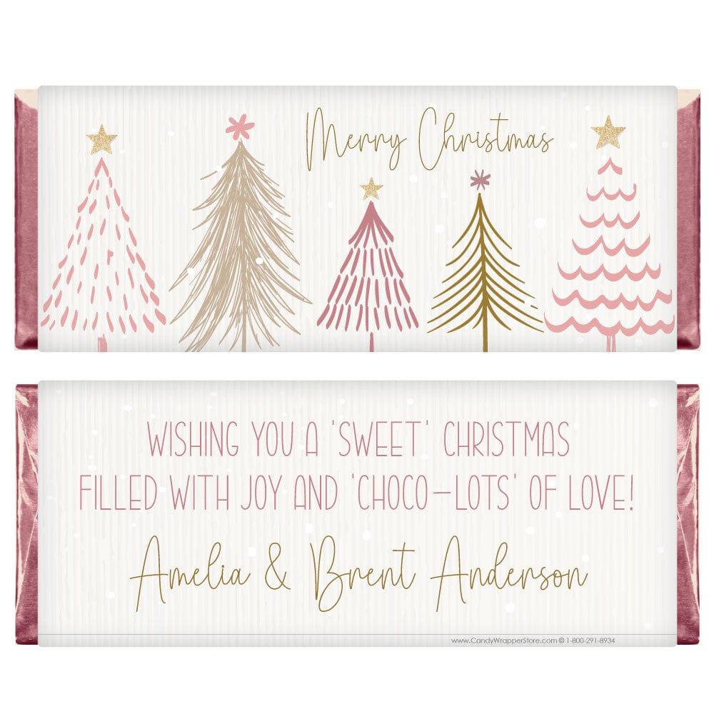 Christmas and Holiday Themed Regular Sized Chocolate Candy Bar Wrappers ...