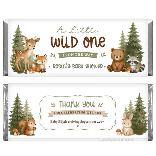 Wild One Baby Shower Candy Bar Wrappers Wild One Baby Shower Candy Bar Wrappers Baby & Toddler BS524