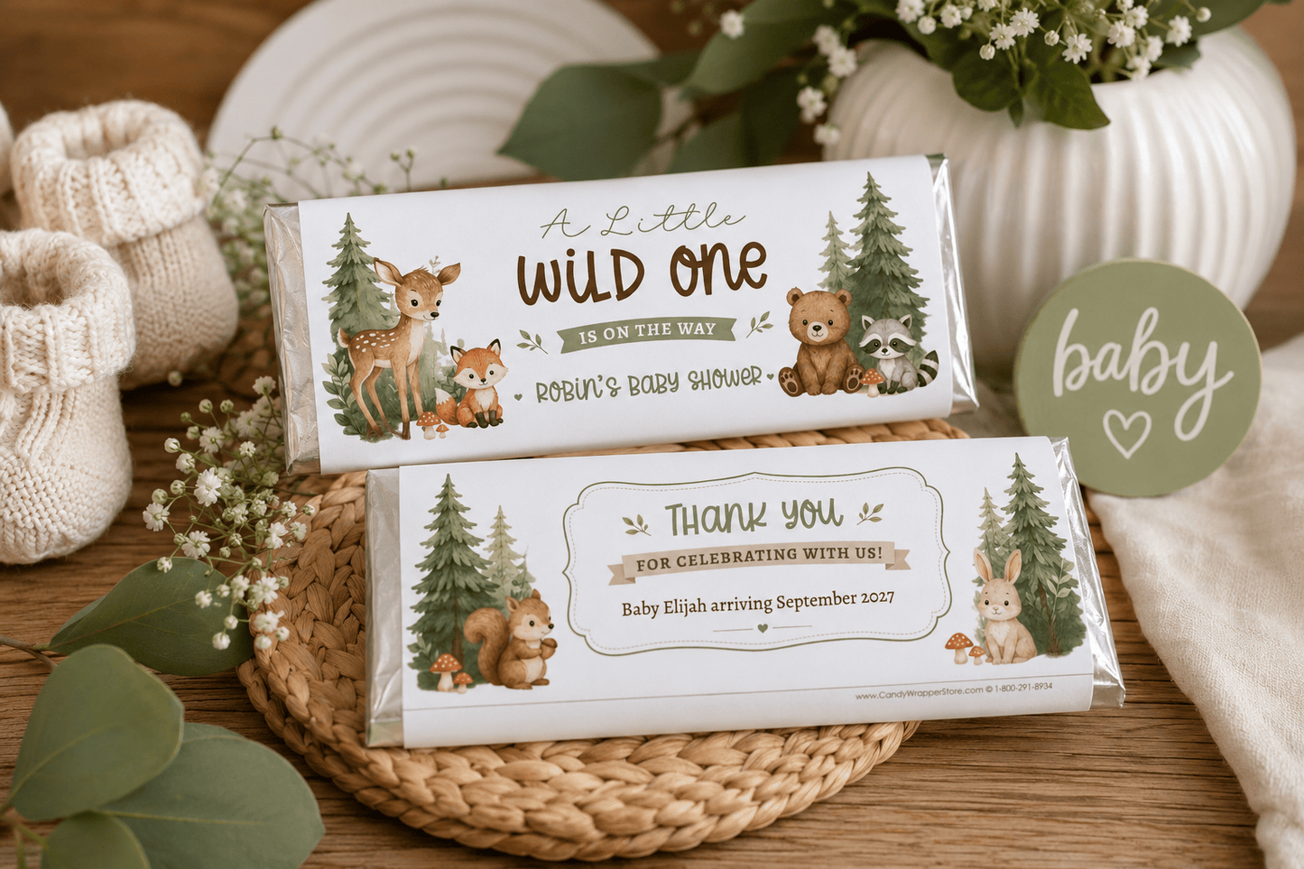 Wild One Baby Shower Candy Bar Wrappers Wild One Baby Shower Candy Bar Wrappers Baby & Toddler BS524