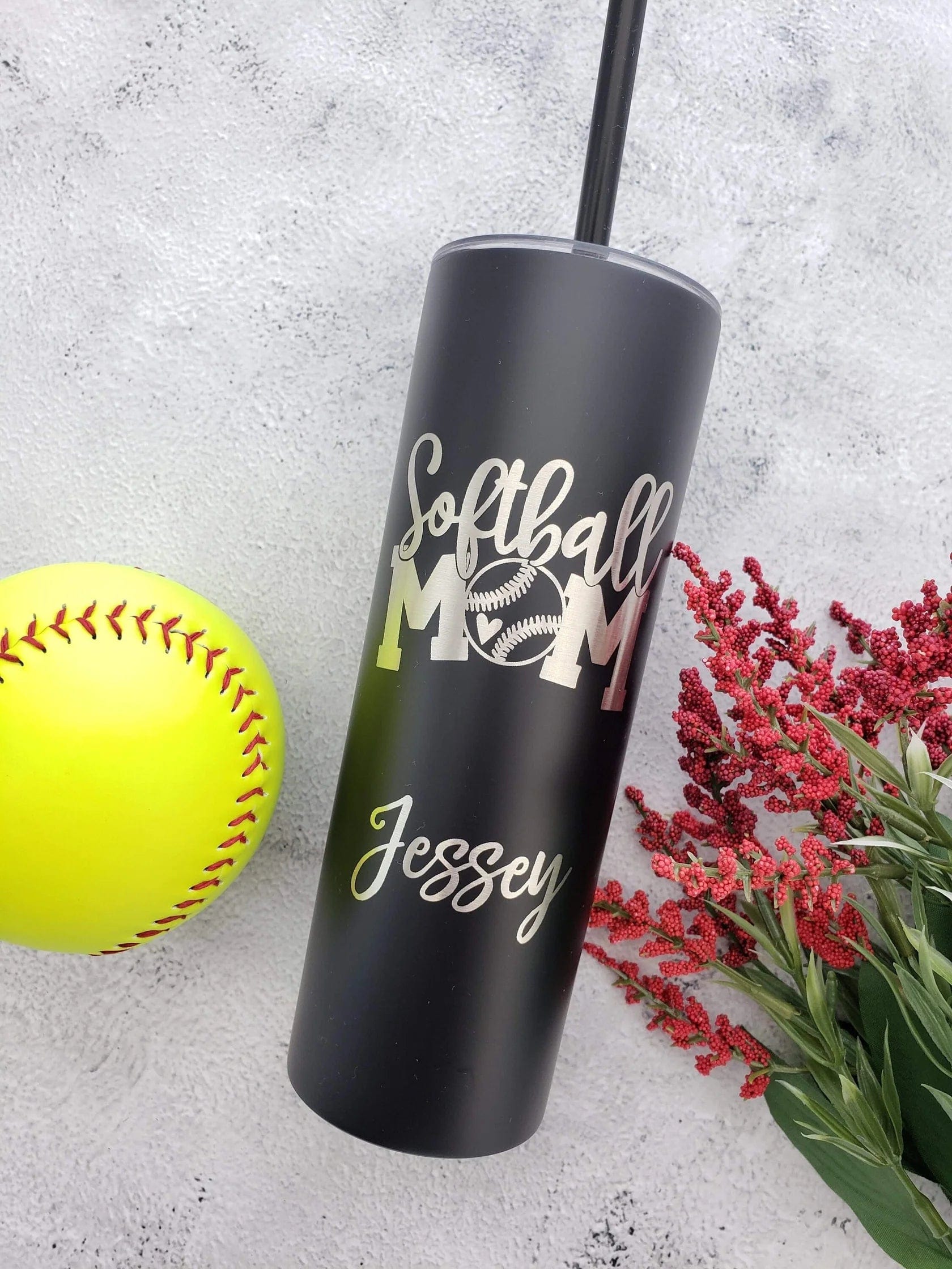 Your Logo Engraved 20oz Skinny Tumbler - Send Us Your Logo Shelton Shirts