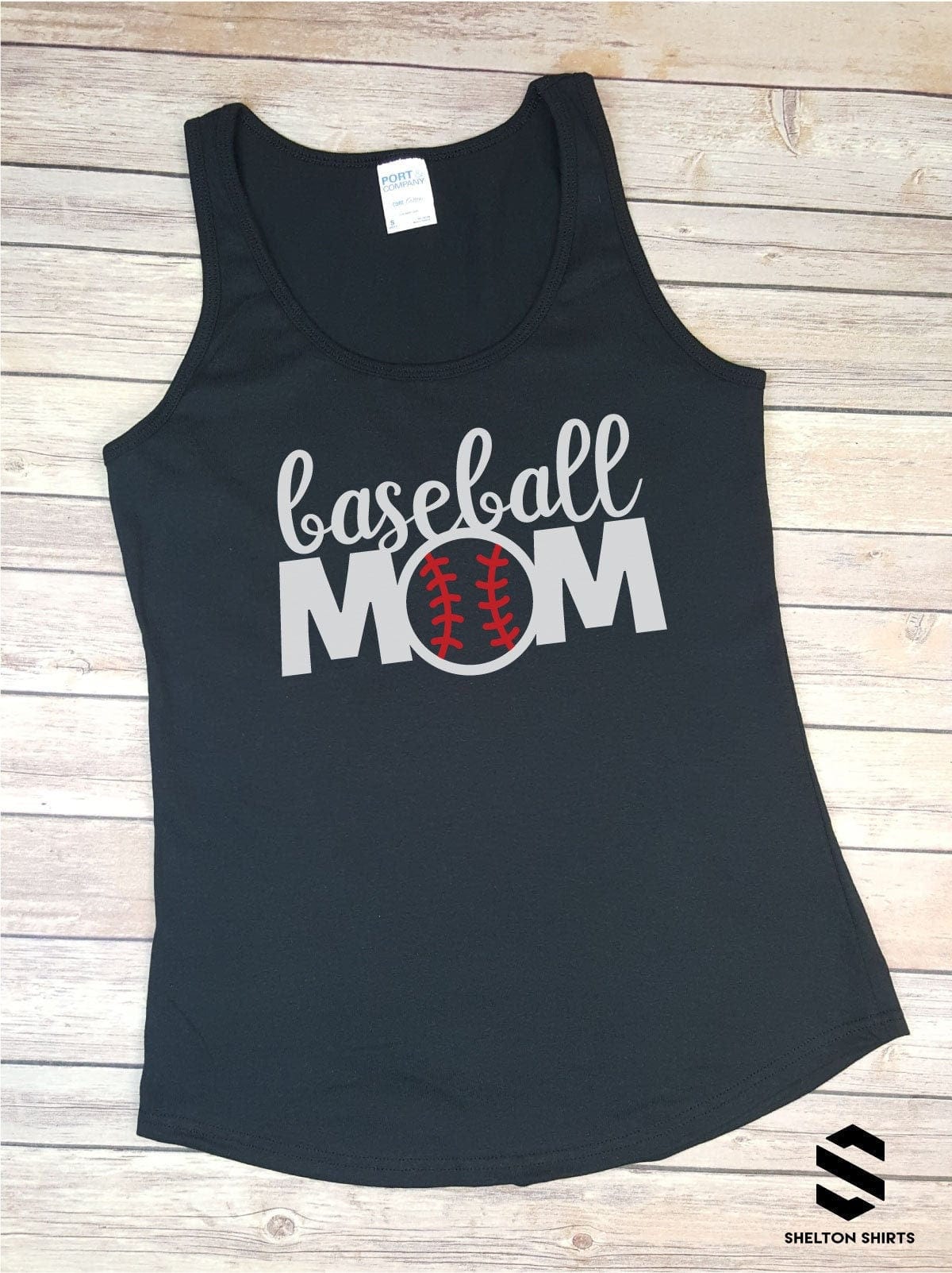 Baseball Mom Cute Sports Design Regular Style Tank Tops Shelton Shirts