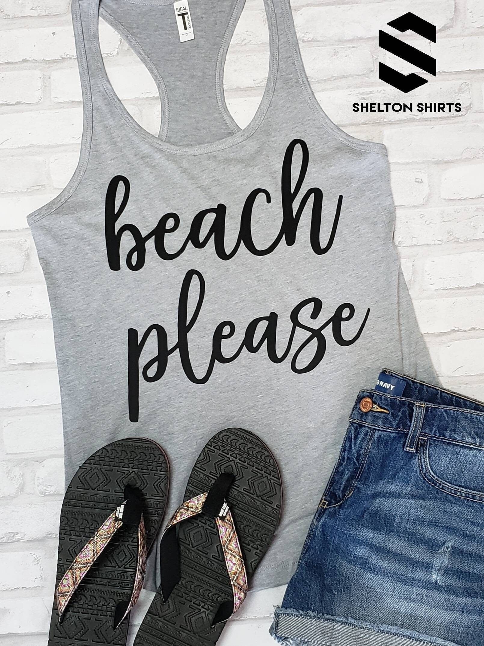 Cute beach tank tops deals