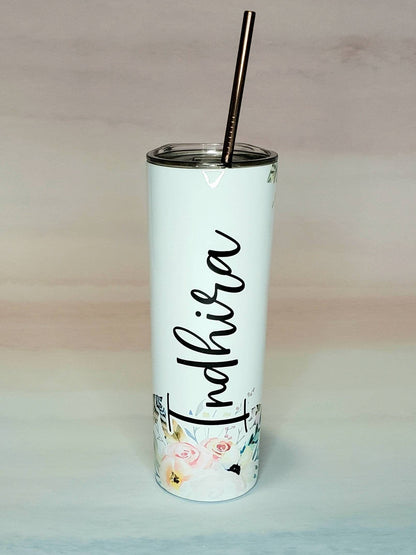 Boho Floral and Feathers with your Name on the Side Candy Wrapper Store