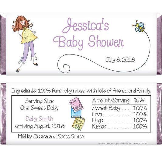 BS206 - Baby Shower Mom Candy Bar Wrappers Baby & Toddler BS206