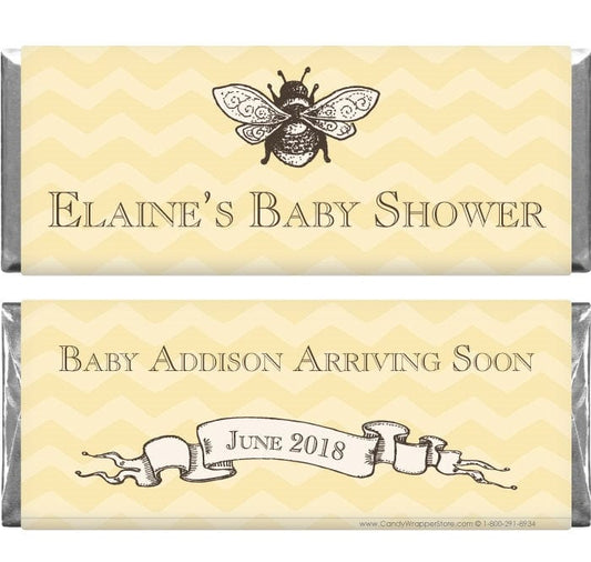 BS265 - Bumble Bee Baby Shower Candy Bar Wrappers Vintage Bumble Bee Baby Shower Candy Bar Wrappers Baby & Toddler BS265