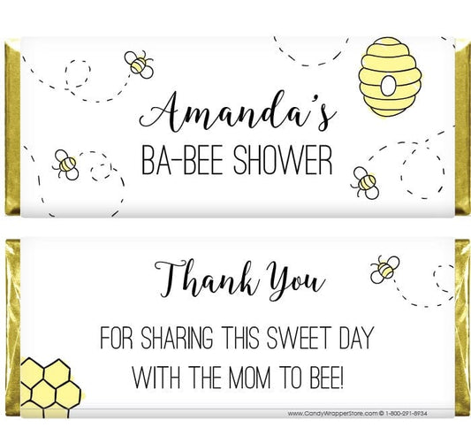 BS276 - Sweet Ba-Bee Shower Candy Bar Wrappers Sweet Ba-Bee Shower Candy Bar Wrappers Baby & Toddler BS276