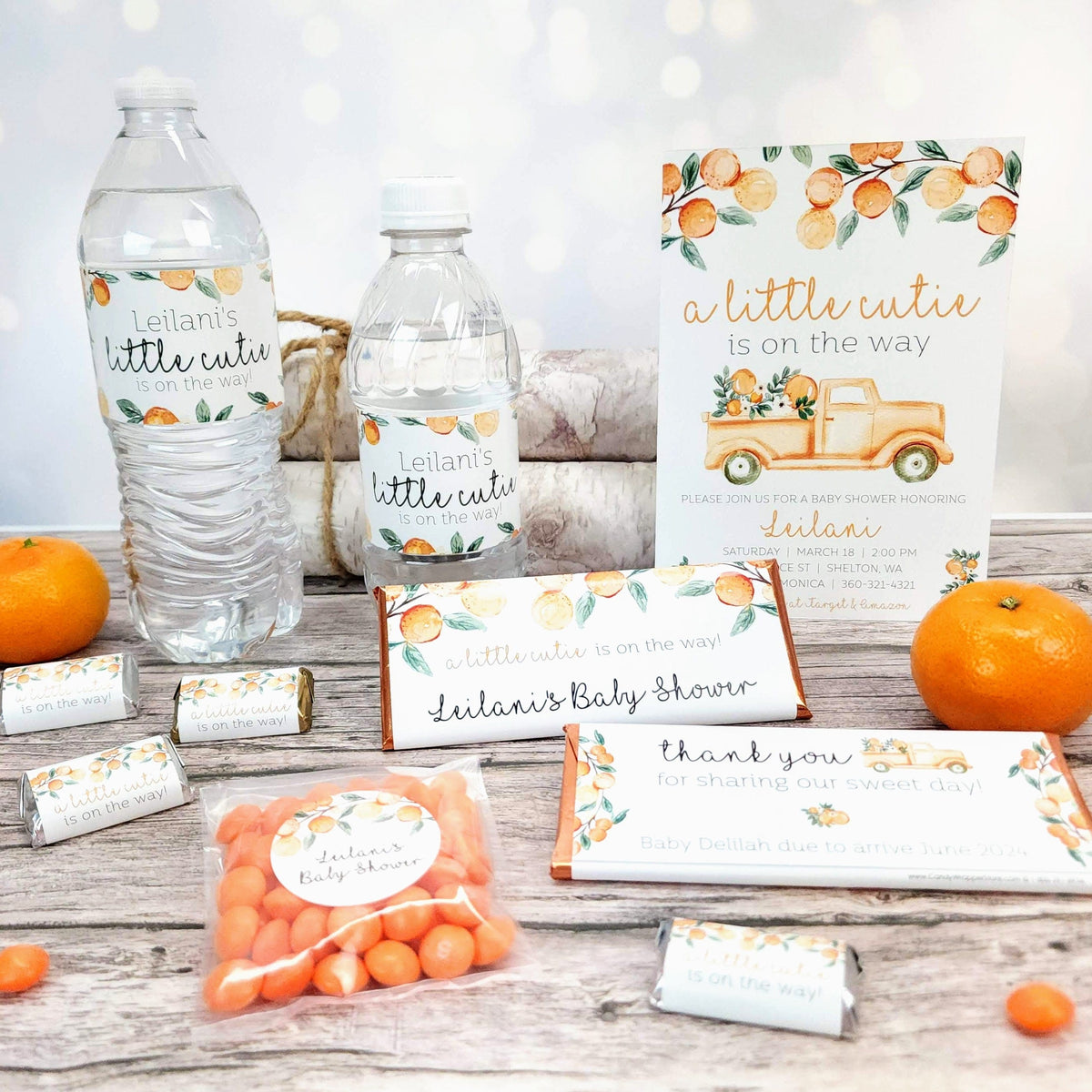 Little Cutie Baby Shower Candy Bar Wrappers – Candy Wrapper Store