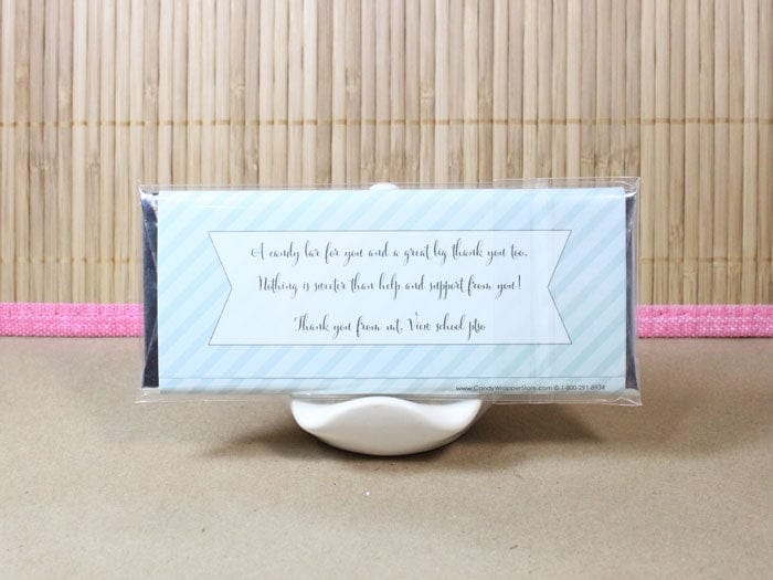 Candy Bar Favor Sleeves - 2.5 x 6 inch clear bag Candy Wrapper Store Candy Bar Favor Sleeves - 2.5 x 6 inch clear bag Candy Wrapper Store