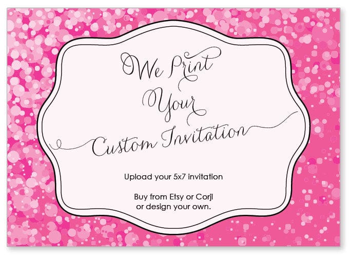 Print own clearance invitations