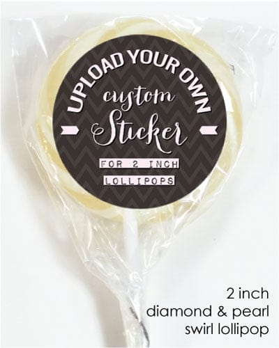 Custom 2 inch Lollipops Upload your own design for custom lollipops Candy Wrapper Store