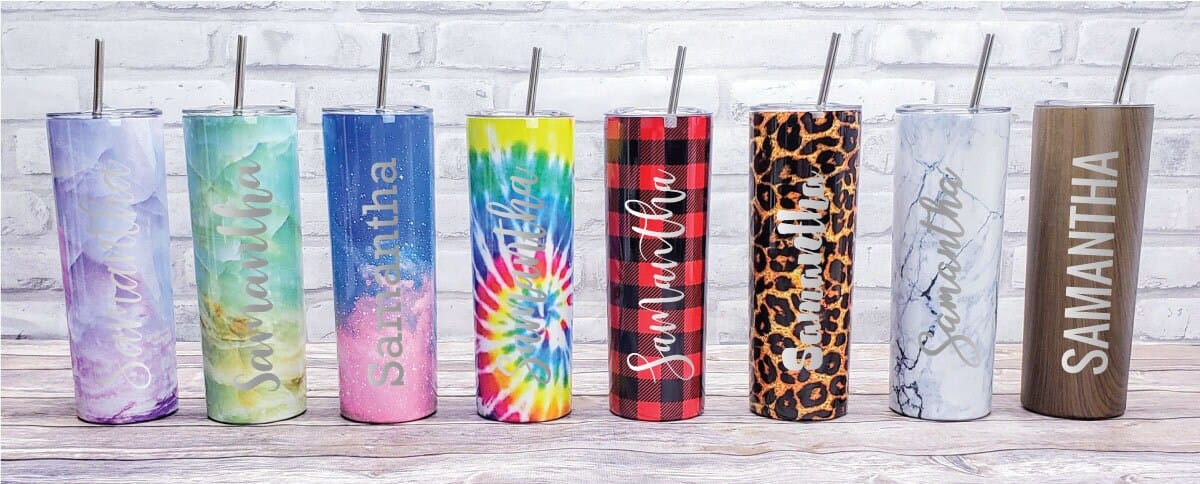 Daddy with Kids Names Laser Engraved Matte Blush Tumbler - Double Wall 20oz Tumbler with Straw Mugs Candy Wrapper Store