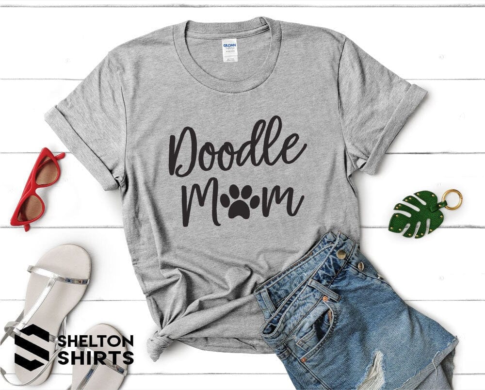 Doodle Mom with Paw Print Unisex T-shirt Candy Wrapper Store