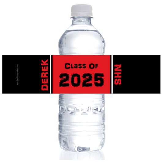 Graduation Water Bottle Label Party Favors GRAD217