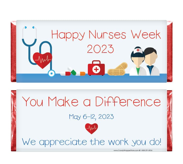 Happy Nurses Week Candy Bar Wrappers Happy Nurses Week Candy Wrappers 