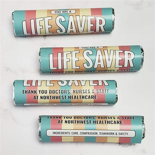 LNURSE100 - You are a Life Saver Nurses Lifesavers Wrapper You are a Life Saver Nurses Lifesavers Wrapper Candy Wrapper Store