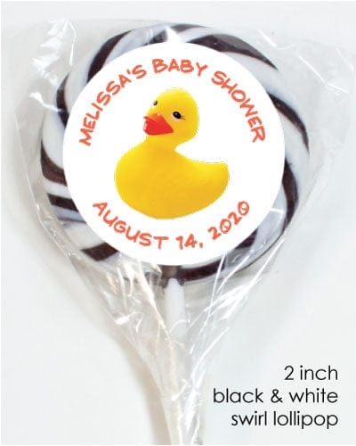 LOBS13 - Rubber Duckie Baby Shower Swirl Lollipops Rubber Duckie Baby Shower Lollipops Baby & Toddler BS248