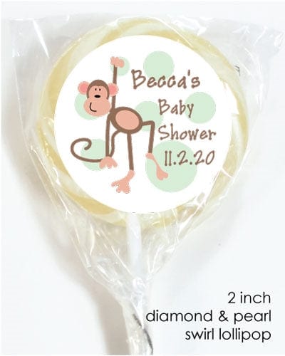 LOBS249 - Baby Shower Hanging Monkey Lollipops Baby Shower Monkey Lollipops Religious Items BS249