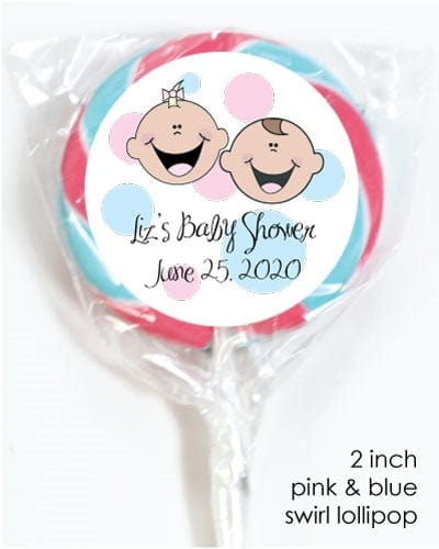 LOBS6twins - Twins Baby Shower Lollipops Twins Baby Shower Lollipops Religious Items Candy Wrapper Store