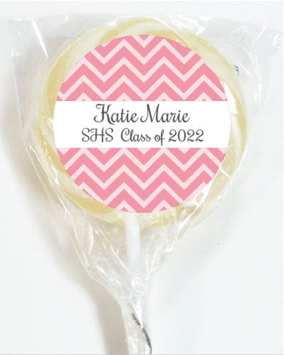 LOGRAD3 - Simple Chevron Graduation Stick Swirl Lollipops Simple Chevron Graduation Stick Swirl Lollipops Party Favors Candy Wrapper Store