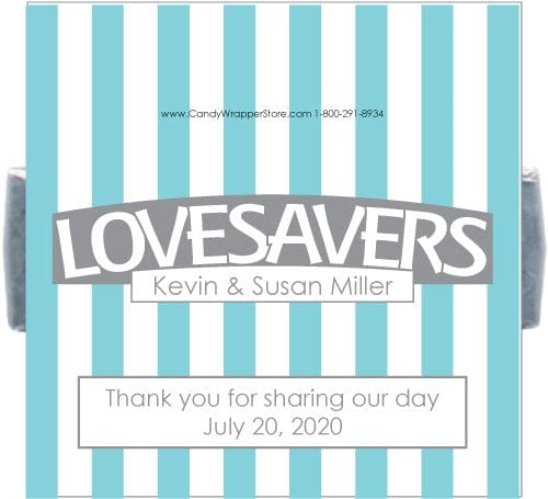 LWA10tiff - Tiffany Blue Lovesavers Wedding Lifesaver Wrapper Tiffany Blue Lovesavers Wedding Lifesaver Wrapper Lifesavers Wrapper Candy Wrapper Store