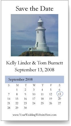 MAGL15 - Save the Date Lighthouse Wedding Magnets Save the Date Lighthouse Wedding Magnets Candy Wrapper Store