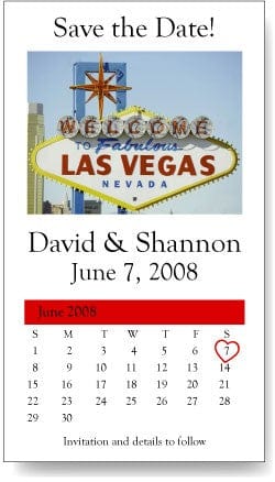 MAGL16 - Save the Date Las Vegas Wedding Magnets Save the Date Las Vegas Wedding Magnets Candy Wrapper Store