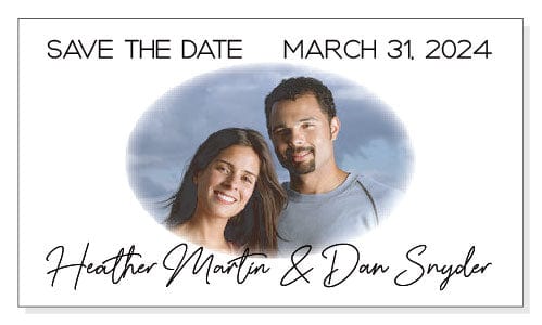 MAGM12 - Save the Date Photo Wedding Magnets Save the Date Photo Wedding Magnets Candy Wrapper Store
