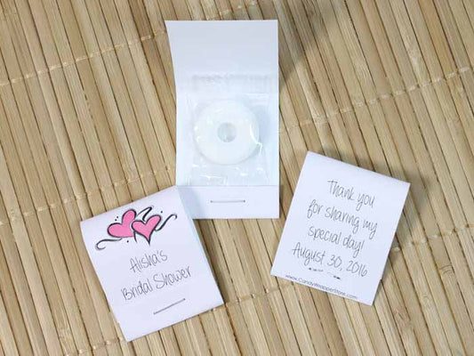 MBWS1 - Bridal Shower Double Hearts Mintbooks Bridal Shower Double Hearts Mintbooks Candy Wrapper Store