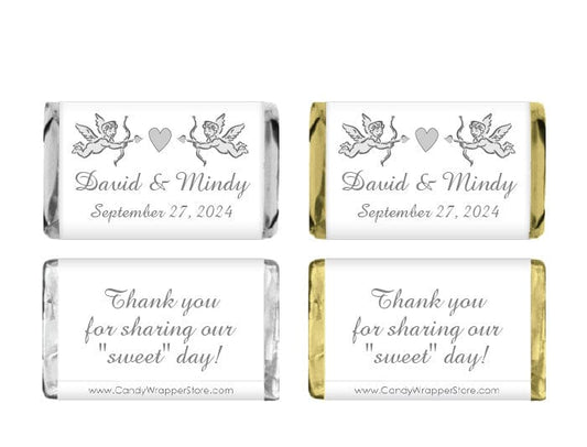 MINI122 Miniature Wedding Candy Bar Wrappers Miniature Size Wrapper Candy Wrapper Store