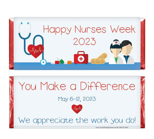 NURSE201 - Happy Nurses Week Candy Bar Wrappers Happy Nurses Week Candy Bar Wrappers NURSE201