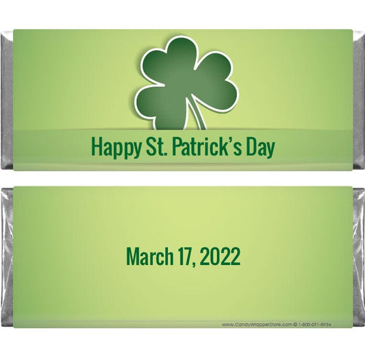 PAT203 - St Patricks Day Regular Size Personalized Candy Bar St Patricks Day Regular Size Personalized Candy Bar Candy Wrapper Store
