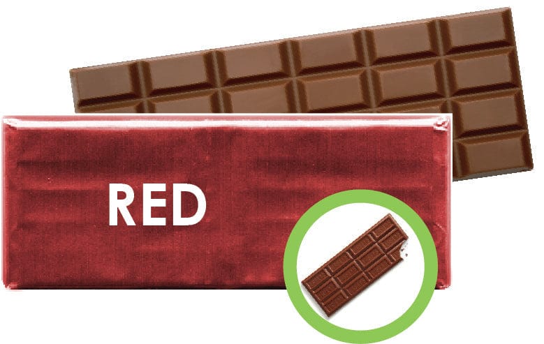 Bright Pink Food Grade Foil Wrappers for Candy Bars - Candy