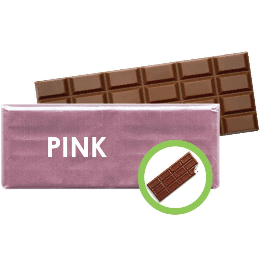 Pink Candy Rapper Bright Pink Food Grade Foil Wrappers for Candy Bars - Candy Wrapper Store