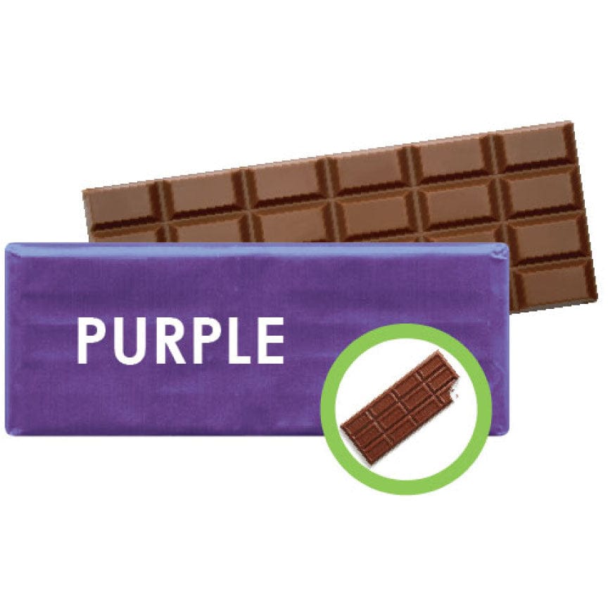 Purple Foil - 40 sheets Shiny Dark Purple Foil Wrappers for 1.55 oz Candy Bars Candy & Chocolate foil40