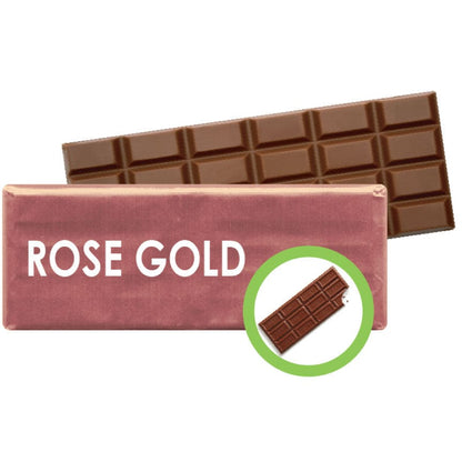 Rose Gold Foil - Food Grade Wax Backed - 500 sheets Bright Rose Gold Food Grade Foil Wrappers for Candy Bars - Candy Wrapper Store Candy & Chocolate Foil500wax